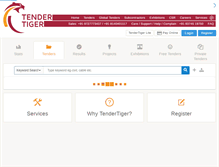 Tablet Screenshot of orissa.tendertiger.com