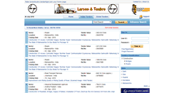 Desktop Screenshot of larsentoubro.tendertiger.com