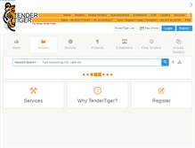 Tablet Screenshot of machinery.tendertiger.com