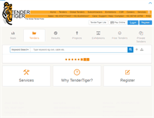 Tablet Screenshot of constructions.tendertiger.com